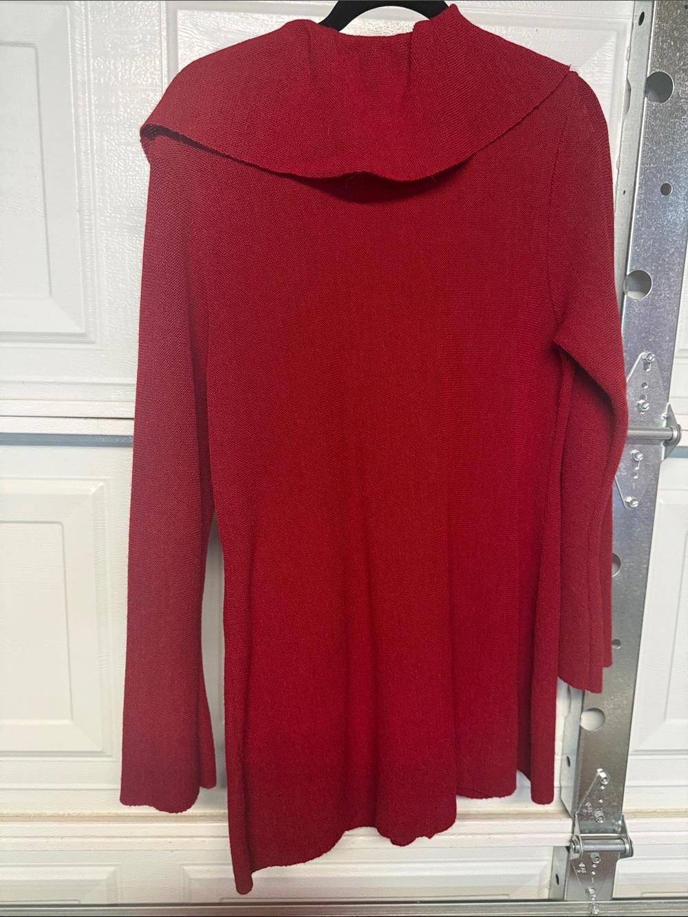 Beyond Threads Red Ruffle-Front Cardigan - Picture 4 of 4